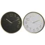 Horloge Murale Home ESPRIT Blanc Noir Aluminium 30 x 4,3 x 30 cm (2 Unités) de Home ESPRIT, Pendules murales - Réf : S3057760...