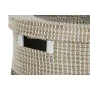 Set de basket Home ESPRIT Blanc Noir Naturel Herbier marin 44 x 44 x 51 cm (2 Pièces) de Home ESPRIT, Boîtes - Réf : S3057776...