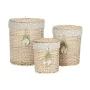 Basket set Home ESPRIT Green Natural wicker 45 x 45 x 55 cm 3 Pieces by Home ESPRIT, Laundry Baskets - Ref: S3057812, Price: ...