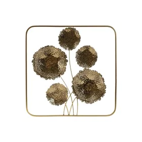 Wall Decoration Home ESPRIT Golden Flower 50 x 5 x 50 cm by Home ESPRIT, Ornaments - Ref: S3058385, Price: 24,91 €, Discount: %