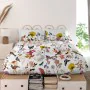 Top sheet HappyFriday Birds of paradise Multicolour 180 x 270 cm by HappyFriday, Sheets and pillowcases - Ref: D1609852, Pric...