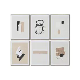 Cadre Home ESPRIT Marron Beige Moderne Urbaine 60 x 4 x 80 cm (6 Unités) de Home ESPRIT, Impressions sur toile - Réf : S30583...