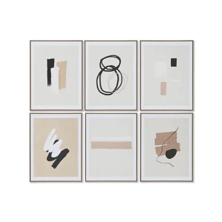 Cadre Home ESPRIT Marron Beige Moderne Urbaine 60 x 4 x 80 cm (6 Unités) de Home ESPRIT, Impressions sur toile - Réf : S30583...