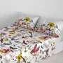 Top sheet HappyFriday Birds of paradise Multicolour 180 x 270 cm by HappyFriday, Sheets and pillowcases - Ref: D1609852, Pric...