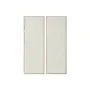 Pintura Home ESPRIT Branco Natural Abstrato Escandinavo 50 x 4 x 140 cm (2 Unidades) de Home ESPRIT, Impressões sobre tela - ...