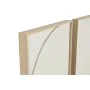 Pintura Home ESPRIT Branco Natural Abstrato Escandinavo 50 x 4 x 140 cm (2 Unidades) de Home ESPRIT, Impressões sobre tela - ...