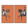 Cadre Home ESPRIT Marron Orange Moderne Cheval 60 x 4 x 90 cm (2 Unités) de Home ESPRIT, Impressions sur toile - Réf : S30584...