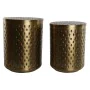 Conjunto de 2 mesas Home ESPRIT Dourado Metal 43 x 43 x 54 cm de Home ESPRIT, Jogos de móveis - Ref: S3058418, Preço: 174,92 ...