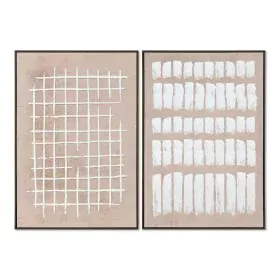 Cadre Home ESPRIT Blanc Naturel Moderne Urbaine (2 Unités) de Home ESPRIT, Impressions sur toile - Réf : S3058427, Prix : 133...