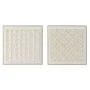 Cadre Home ESPRIT Beige Géométrique Moderne 60 x 7 x 60 cm (2 Unités) de Home ESPRIT, Impressions sur toile - Réf : S3058447,...