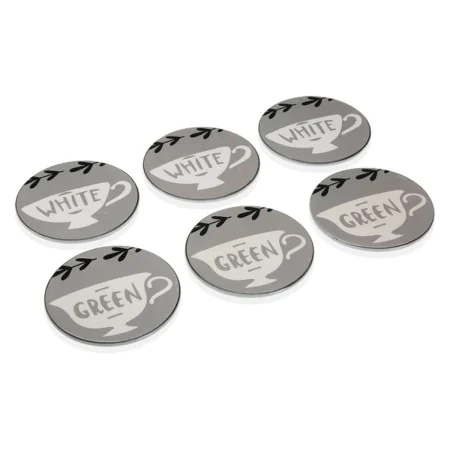 Coasters Versa (6 Pieces) (11 x 4,5 x 11 cm) (6 pcs) by Versa, Coasters - Ref: S3400530, Price: 4,36 €, Discount: %