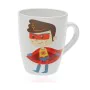 Taza Mug Versa Super Papá Gres (8,5 x 10 x 8,5 cm) de Versa, Tazas - Ref: S3405920, Precio: 3,48 €, Descuento: %