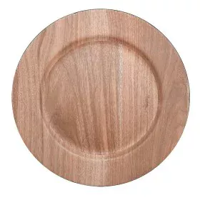 Bajo Plato Versa Marrón claro Bambú Polipropileno (33 x 33 cm) de Versa, Platos y fuentes - Ref: S3409126, Precio: 3,91 €, De...