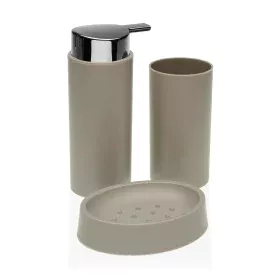 Ensemble de Bain Versa Beige polypropylène (6,5 x 16 x 6,5 cm) de Versa, Ensembles d'accessoires - Réf : S3409518, Prix : 7,6...