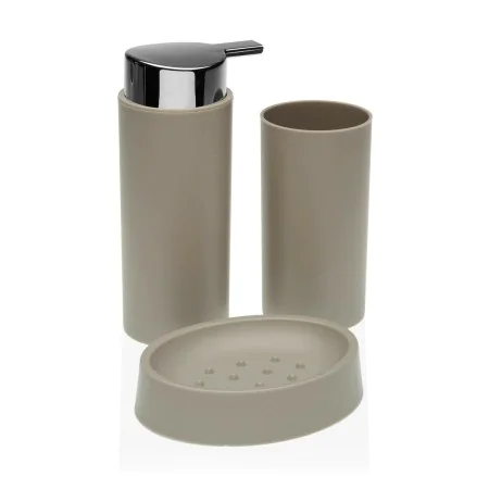 Set de Baño Versa Beige Polipropileno (6,5 x 16 x 6,5 cm) de Versa, Juegos de accesorios de baño - Ref: S3409518, Precio: 8,5...