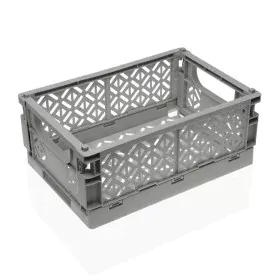 Caja plegable Versa Gris Polipropileno 35 x 14 x 23,5 cm de Versa, Cajas y arcones de almacenaje - Ref: S3409844, Precio: 6,7...