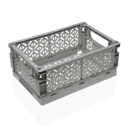 Caja plegable Versa Gris Polipropileno 35 x 14 x 23,5 cm de Versa, Cajas y arcones de almacenaje - Ref: S3409844, Precio: 6,1...