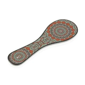 Spoon Rest Versa Orange Mandala Ceramic (10 x 28 cm) by Versa, Spoons - Ref: S3410365, Price: 5,00 €, Discount: %