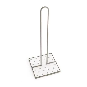 Portarotolo di Carta da Cucina Versa Stelle Metallo Acciaio Legno MDF (16,5 x 31 x 13 cm) di Versa, Ripiani e supporti - Rif:...