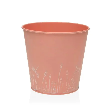 Plant pot Versa Zink Orange Metal (14 cm) by Versa, Flower Pots - Ref: S3410536, Price: 4,79 €, Discount: %