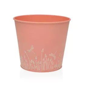 Pot Versa Zink Orange Métal (16 cm) de Versa, Pots de fleurs - Réf : S3410537, Prix : 6,86 €, Remise : %