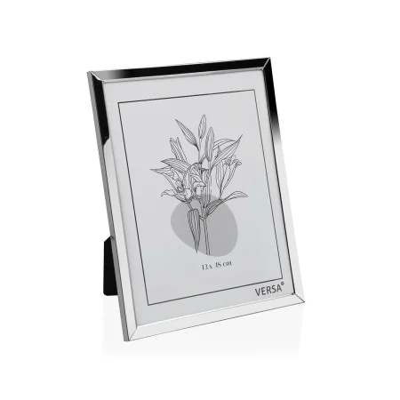 Cadre Photos Versa Argenté Métal Minimaliste 1 x 18,5 x 13,5 cm de Versa, Cadres muraux et de table - Réf : S3411103, Prix : ...