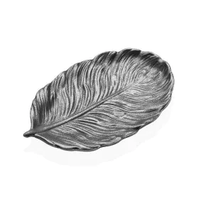 Figura Decorativa Versa Hoja Plateado 18 x 3 x 30 cm de Versa, Adornos - Ref: S3411265, Precio: 5,22 €, Descuento: %