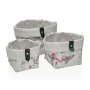 Basket set Versa Acebo Textile 14 x 14 x 14 cm by Versa, Cosmetic Organisers - Ref: S3411326, Price: 5,81 €, Discount: %