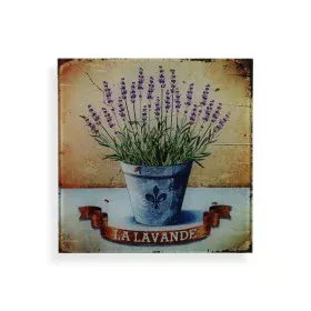 Cuadro Versa Lavanda Cristal 1 x 30 x 30 cm de Versa, Frontones decorativos - Ref: S3411487, Precio: 7,67 €, Descuento: %