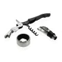 Set de Accesorios para Vino Versa Metal Acero de Versa, Juegos de accesorios para vino - Ref: S3411501, Precio: 6,90 €, Descu...