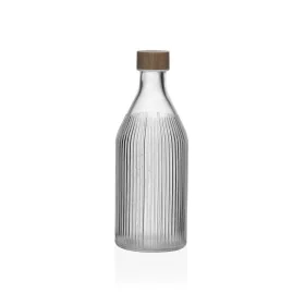 Bouteille Versa 1 L Rayures verre Aluminium 9,8 x 25,1 x 9,8 cm de Versa, Gourdes - Réf : S3411689, Prix : 4,15 €, Remise : %