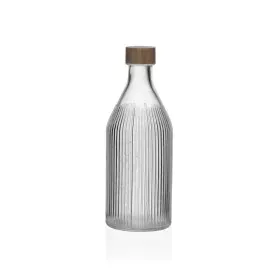 Botella Versa 1 L Rayas Vidrio Aluminio 9,8 x 25,1 x 9,8 cm de Versa, Cantimploras y botellas de agua - Ref: S3411689, Precio...