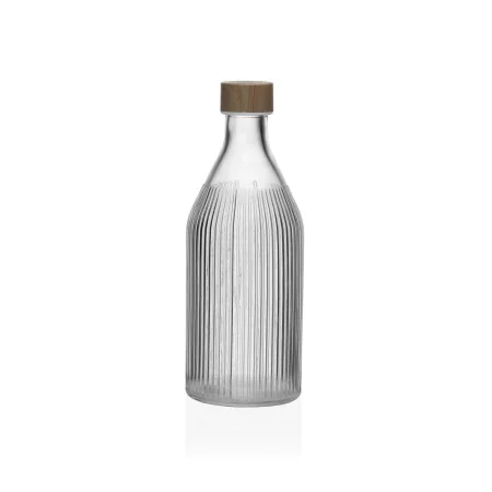 Bottle Versa 1 L Stripes Glass Aluminium 9,8 x 25,1 x 9,8 cm by Versa, Canteens & Water Bottles - Ref: S3411689, Price: 4,15 ...