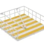 Napkin holder Versa Yellow Metal 35 x 0,03 x 25 cm Stripes by Versa, Napkin Rings - Ref: S3412559, Price: 7,67 €, Discount: %