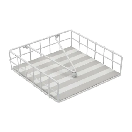 Porta-guardanapos Versa Cinzento Metal 35 x 0,03 x 25 cm Riscas de Versa, Guardanapos - Ref: S3412560, Preço: 7,67 €, Descont...