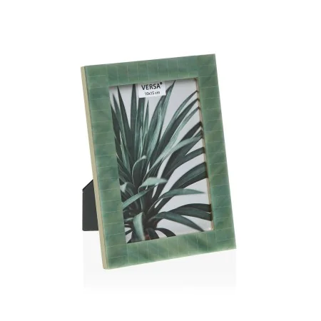 Moldura de Fotos Versa Verde Plástico 1,8 x 18 x 13 cm de Versa, Molduras de parede e mesa - Ref: S3412591, Preço: 6,45 €, De...