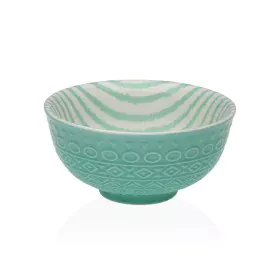 Snack Bowl Versa Turquoise Ceramic Porcelain 12,3 x 5,8 x 12,3 cm by Versa, Bowls and large cups - Ref: S3412622, Price: 5,43...