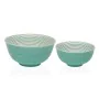 Snack Bowl Versa Turquoise Ceramic Porcelain 12,3 x 5,8 x 12,3 cm by Versa, Bowls and large cups - Ref: S3412622, Price: 4,56...