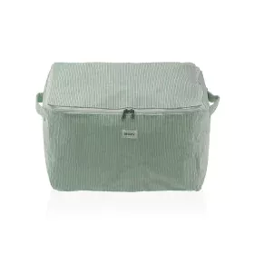 Caixa de Armazenamento Versa Corduroy 38 x 26 x 26 cm Verde de Versa, Organizadores de cosméticos - Ref: S3412722, Preço: 6,7...