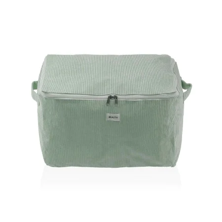 Caixa de Armazenamento Versa Corduroy 38 x 26 x 26 cm Verde de Versa, Organizadores de cosméticos - Ref: S3412722, Preço: 6,1...