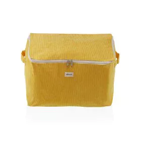 Scatole Portaoggetti Versa Corduroy 38 x 26 x 26 cm Giallo di Versa, Organizer per cosmetici - Rif: S3412723, Prezzo: 6,11 €,...