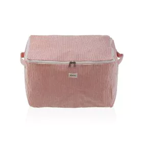 Scatole Portaoggetti Versa Corduroy 38 x 26 x 26 cm Rosa di Versa, Organizer per cosmetici - Rif: S3412724, Prezzo: 6,11 €, S...