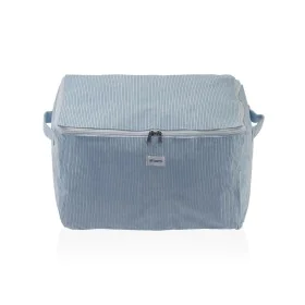 Aufbewahrungsbox Versa Corduroy 38 x 26 x 26 cm Blau von Versa, Kosmetikorganiser - Ref: S3412725, Preis: 6,11 €, Rabatt: %