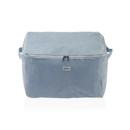 Scatole Portaoggetti Versa Corduroy 38 x 26 x 26 cm Azzurro di Versa, Organizer per cosmetici - Rif: S3412725, Prezzo: 6,11 €...