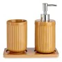 Set da Bagno Ceramica Bambù Cammello (3 pcs) di Berilo, Set di accessori per il bagno - Rif: S3608911, Prezzo: 11,53 €, Scont...