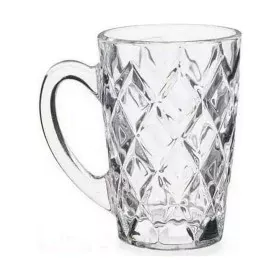 Cup Diamond Transparent Glass (110 ml) (6 Units) by Vivalto, Cups - Ref: S3618122, Price: 7,16 €, Discount: %