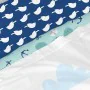 Conjunto de Lençóis HappyFriday Moshi Moshi Whale Multicolor Solteiro 2 Peças de HappyFriday, Lençóis e capas de almofadas - ...