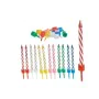 Conjunto de Velas Multicolor Aniversário (12 Unidades) de BigBuy Home, Artigos para festas - Ref: S3622699, Preço: 6,59 €, De...