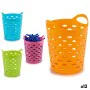 Cesta para Pinzas Amarillo Azul Naranja Rosa Poliestireno 14 x 17 x 14 cm (12 Unidades) de BigBuy Home, Bolsas para pinzas - ...