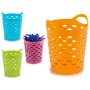 Cesta para Pinzas Amarillo Azul Naranja Rosa Poliestireno 14 x 17 x 14 cm (12 Unidades) de BigBuy Home, Bolsas para pinzas - ...